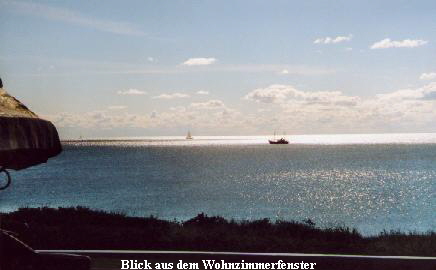 Blick aus dem Wohnzimmerfenster